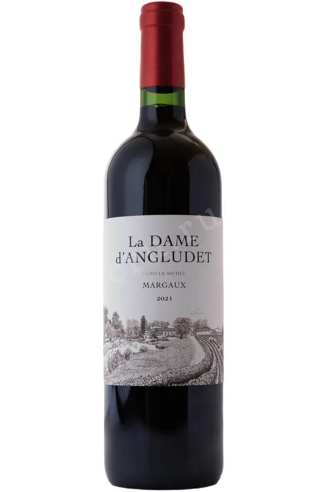 Вино Chateau Angludet La Dame d'Angludet Margaux AOC 2021 0.75 л