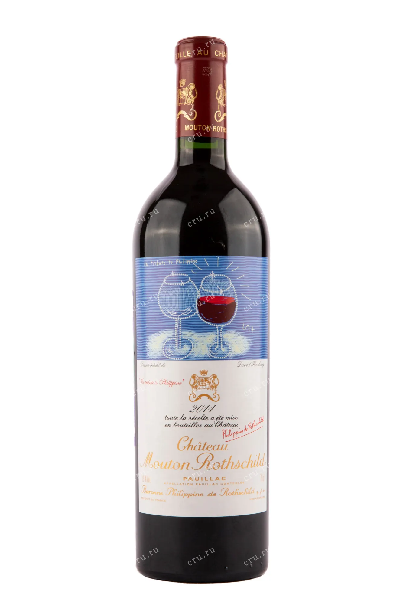Фото — Вино Chateau Mouton Rothschild 2014 0.75 л
