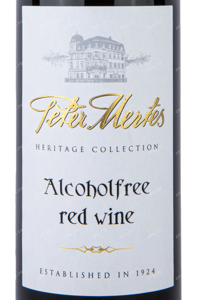 Этикетка Peter Mertes Alcoholfree Red 2021 0.75 л