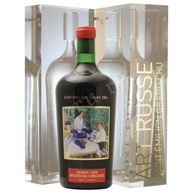 Вино Chateau La Grace Dieu des Prieurs Art Russe Saint-Emilion Grand Cru in gift box 2016 1.5 л