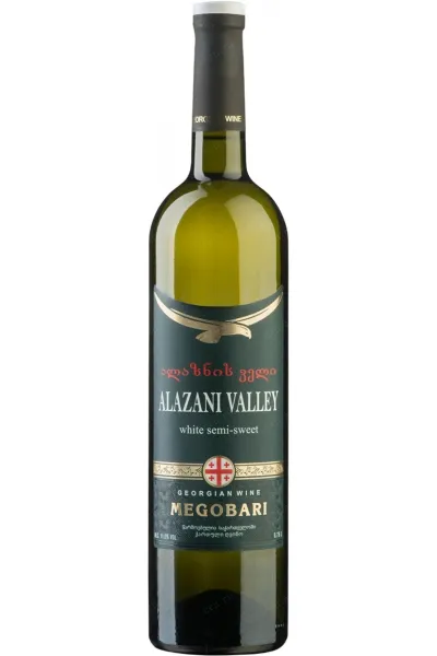 Вино Megobari Alazani Valley White Semi Sweet  0.75 л