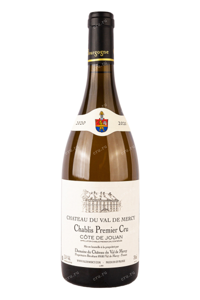 Вино Domaine Du Chateau Du Val De Mercy Chablis Cote De Jouan Premier Cru 2021 0.75 л