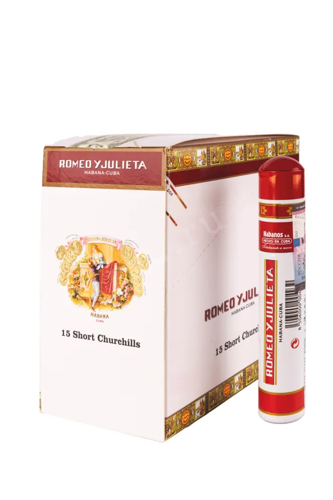 Сигары Romeo y Julieta Short Churchills Tubos *15 