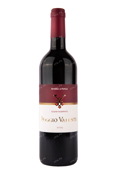 Вино Fattoria Le Pupille Poggio Valente Rosso Toscana IGT 2019 0.75 л