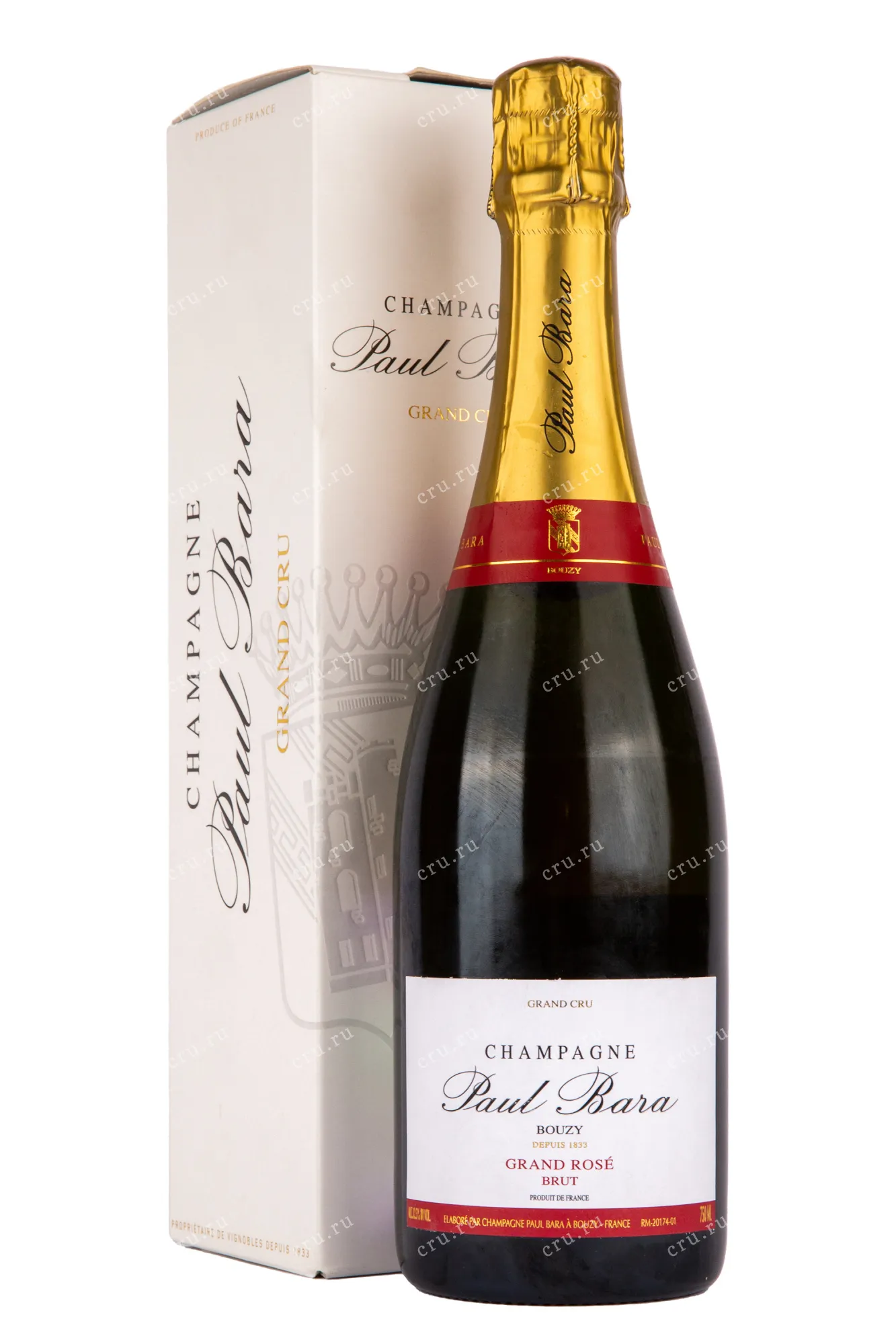 Фото — Шампанское Paul Bara Brut Grand Rose Bouzy Grand Cru  0.75 л