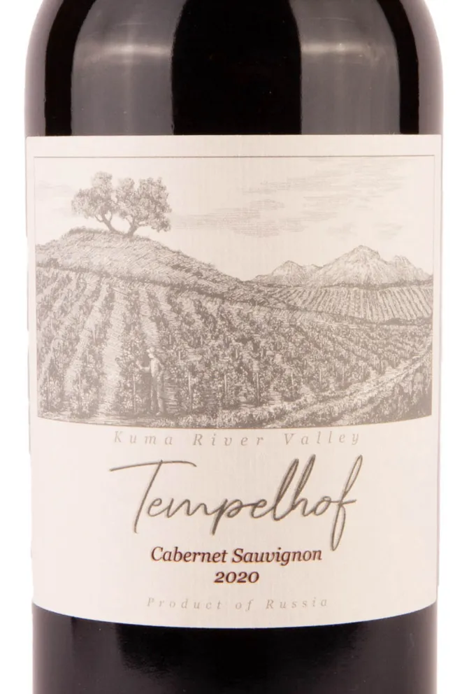 Этикетка Tempelhof Cabernet Sauvignon 2020 0.75 л