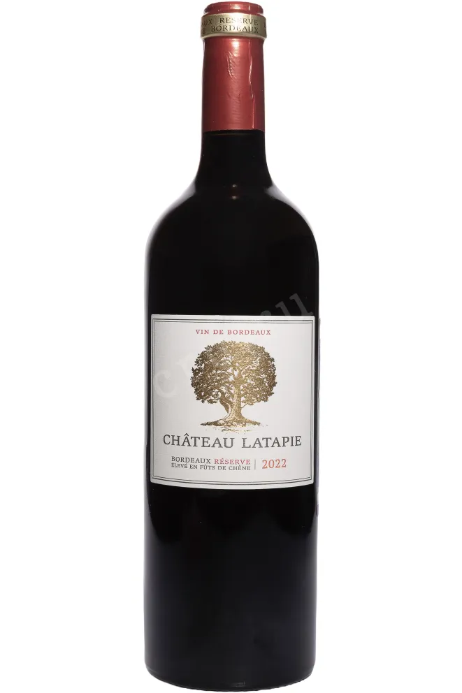 Бутылка Chateau Latapie Reserve Bordeaux AOC set of 6 bottles 2022 0.75 л