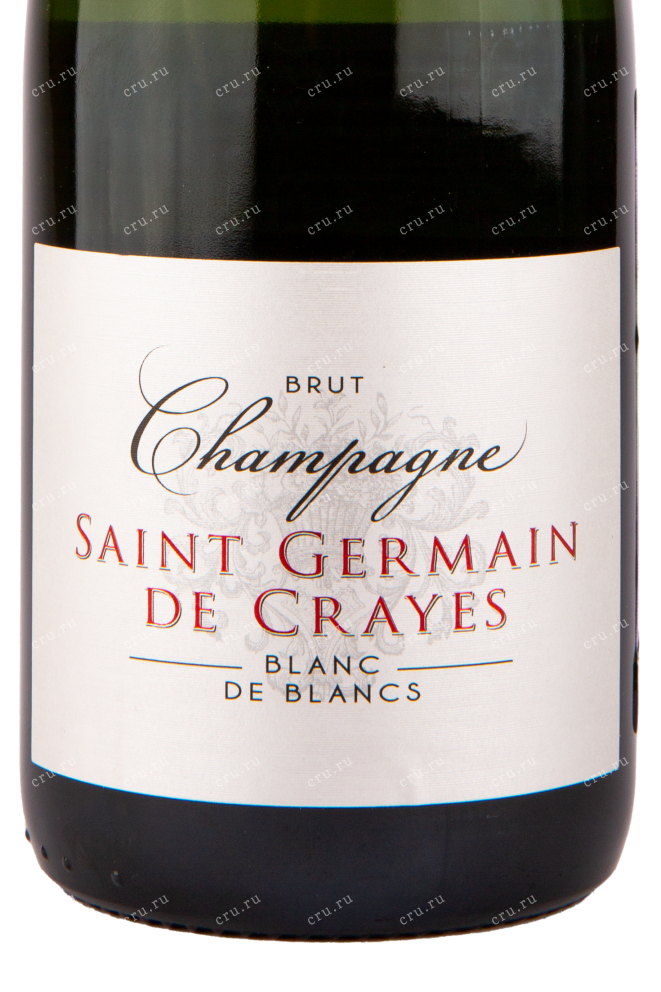 Этикетка игристого вина Saint Germain de Crayes Millésime Blanc de Blancs 2011 0.75 л
