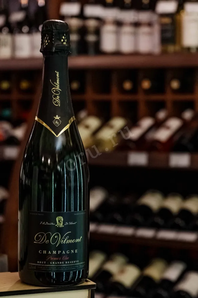 В магазине Крю Профи De Vilmont Brut Grande Reserve Premier Cru gift box 2018 0.75 л