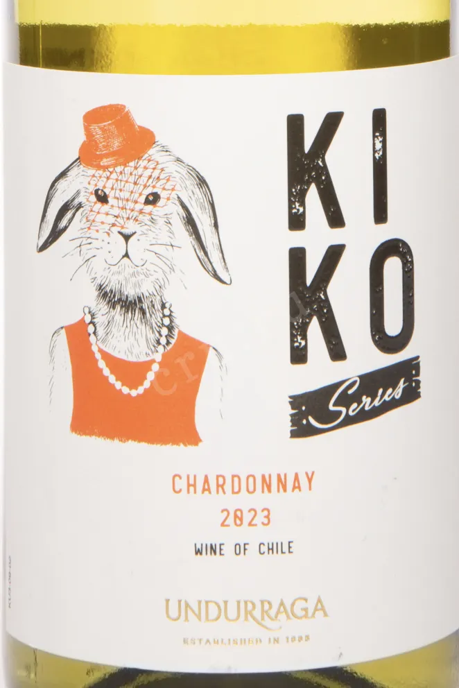 Этикетка Undurraga Kiko Chardonnay DO 2023 0.75 л