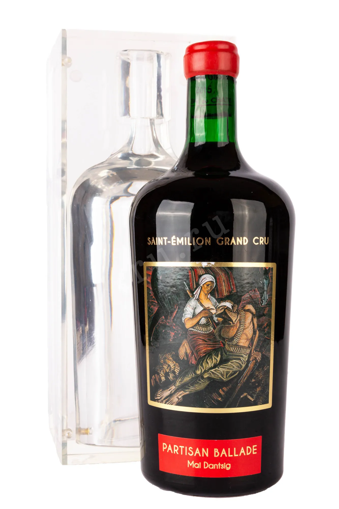 Фото — Вино Chateau La Grace Dieu des Prieurs Art Russe Saint-Emilion Grand Cru in acrylic case 2015 1.5 л