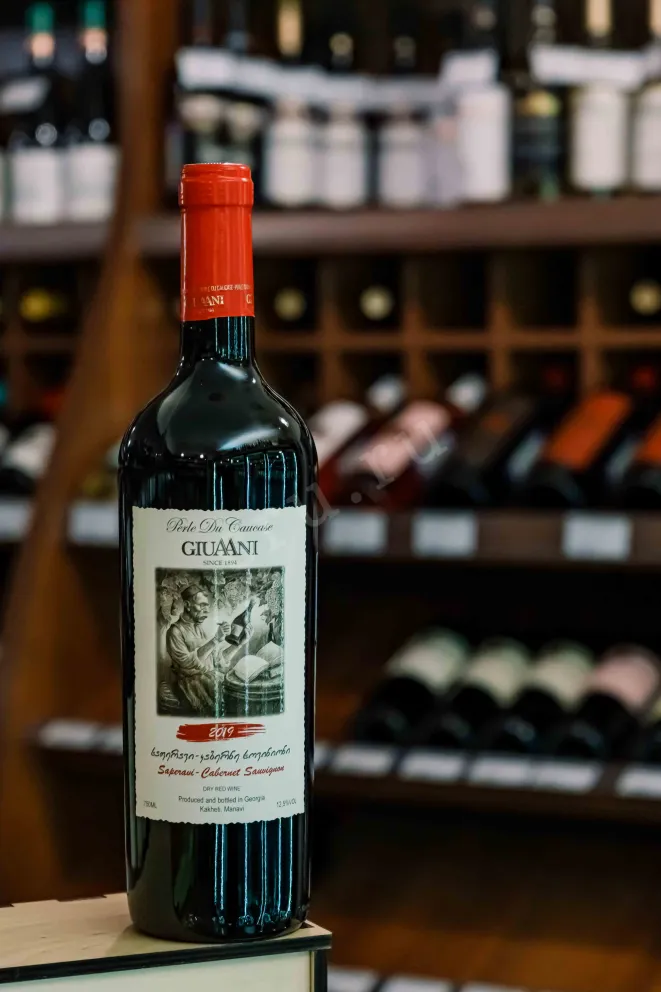 В магазине Крю Профи Giuaani Perle du Caucase Saperavi Cabernet Sauvignon 2019 0.75 л