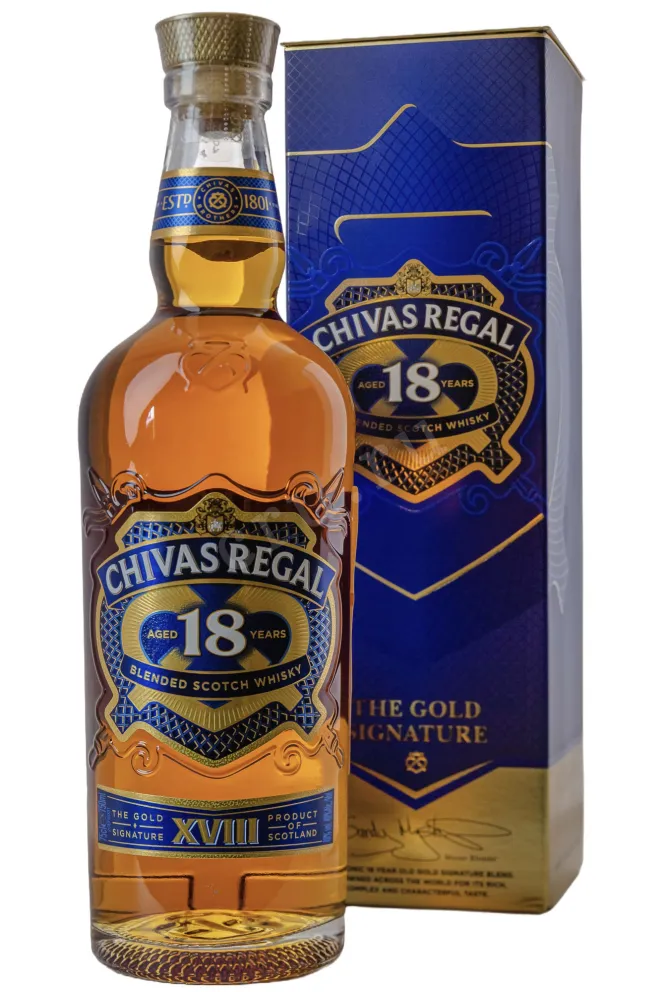 Виски Chivas Regal 18 years old in with gift box  0.75 л