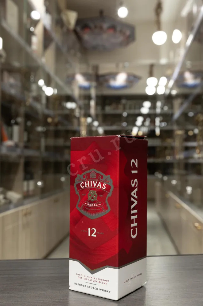 В магазине Крю Профи Chivas Regal 12 years old with box 0.375 л