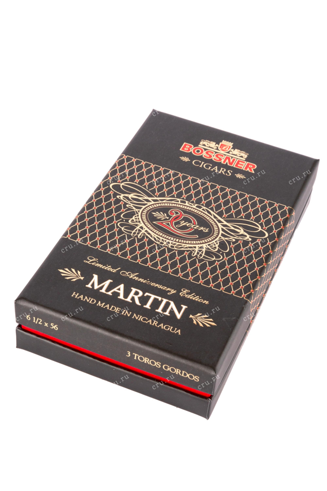 Коробка сигар Bossner 20th Anniversary Martin Tubes*3