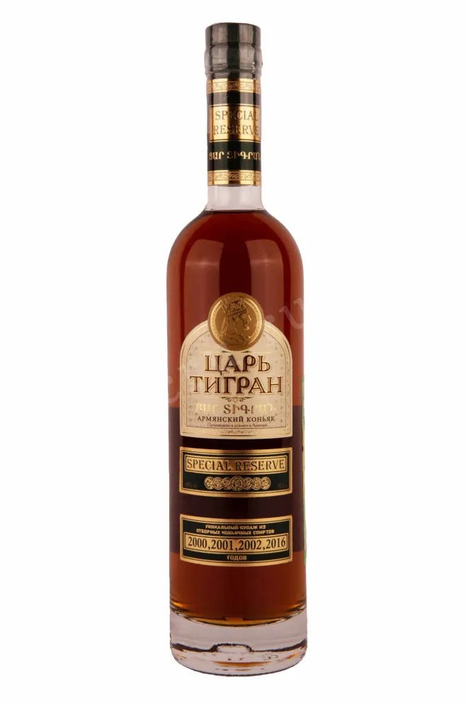 Коньяк Царь Тигран Спешл Резерв 4 года  0.5 л