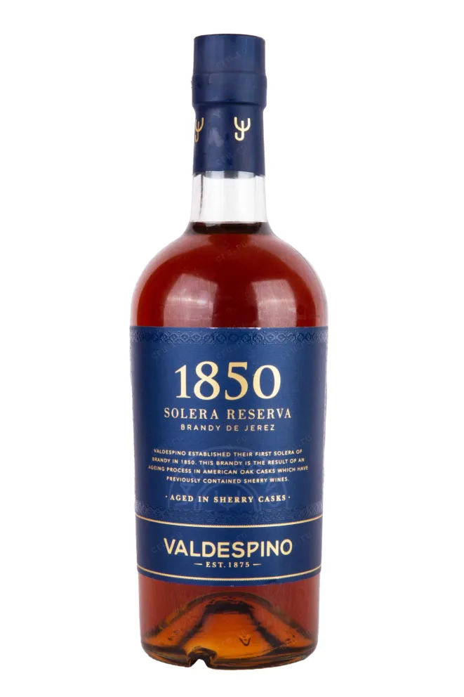 Бренди де Херес Valdespino 1850 Solera Reserva 2019 0.7 л