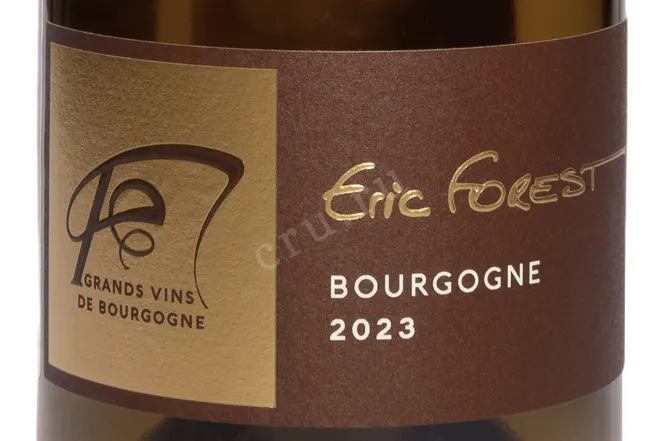 Этикетка Eric Forest Blanc Bourgogne AOC 2023 0.75 л