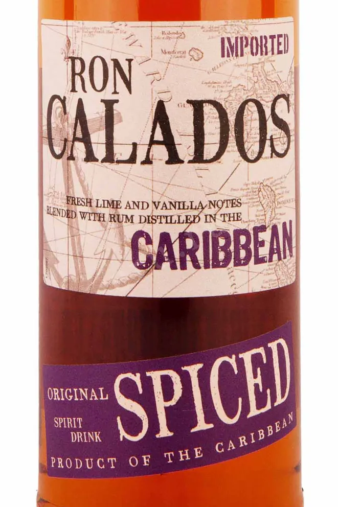 Этикетка Ron Calados Spiced 0.7 л