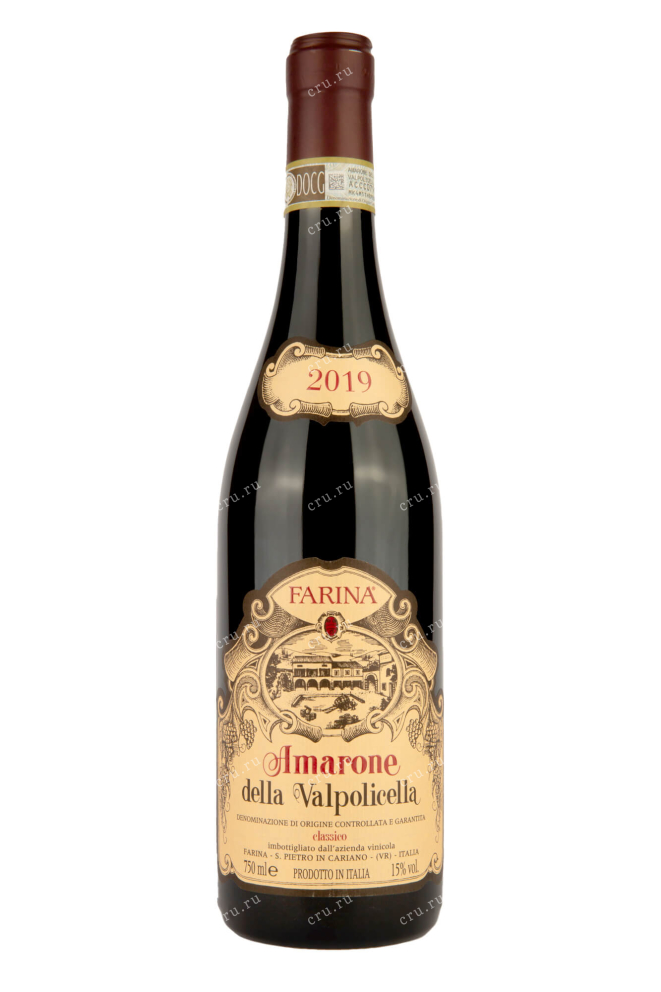 Вино Farina Amarone Classico della Valpolichella 2019 0.75 л