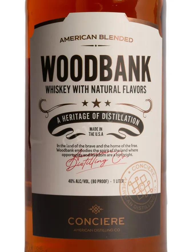 Этикетка Conciere Woodbank 1 л