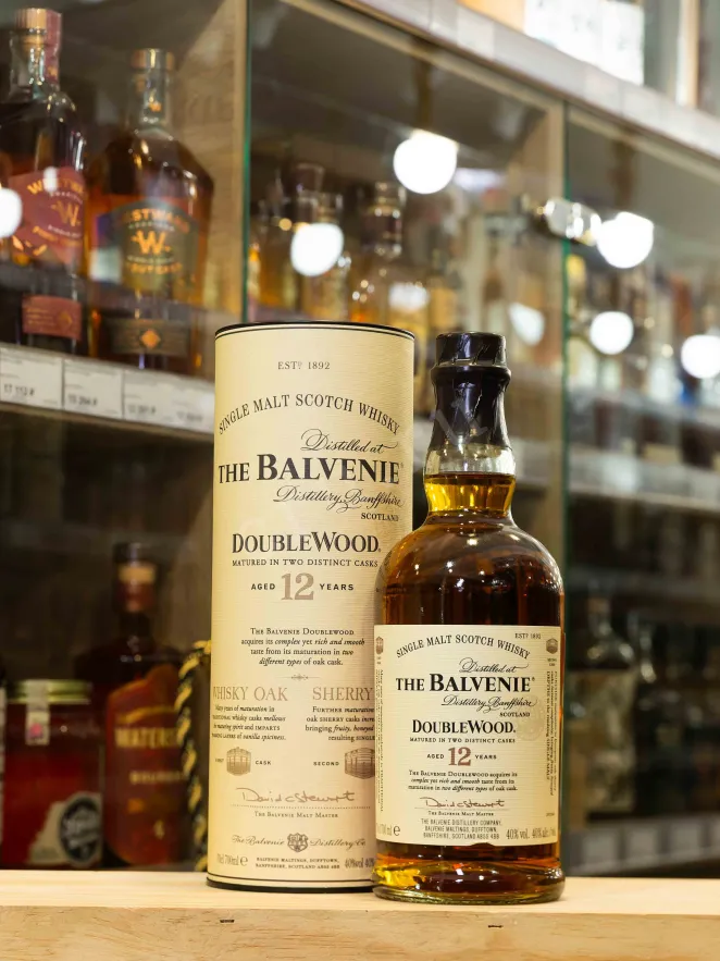 В магазине Крю Профи Balvenie 12 years in tube 0.7 л