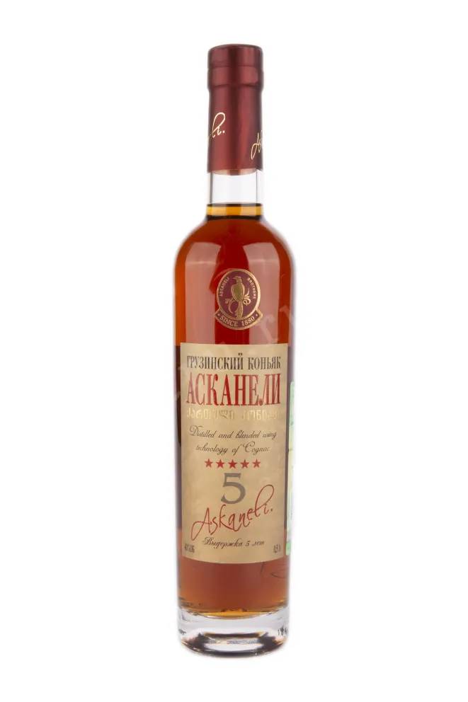 Коньяк Асканели 5 лет  0.5 л