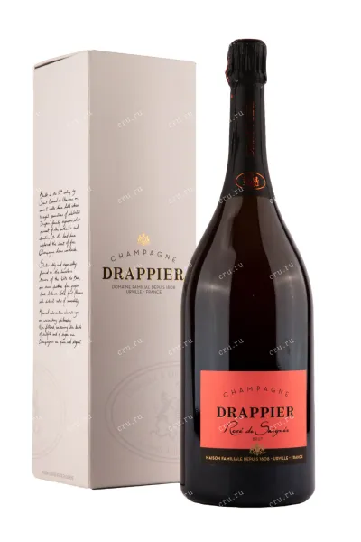 Шампанское Drappier Rose gift box 2017 1.5 л
