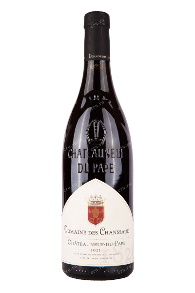 Вино Domaine des Chanssaud Chateauneuf-du-Pape 2021 0.75 л
