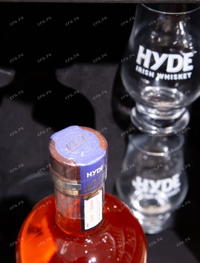 Пробка Hyde №9 Port Cask Finish in giftset with 2 glasses 0.7 л