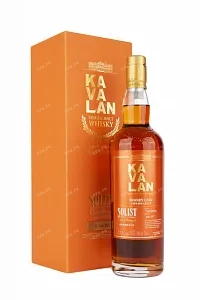 Виски Kavalan Solist Brandy Cask gift box  0.7 л