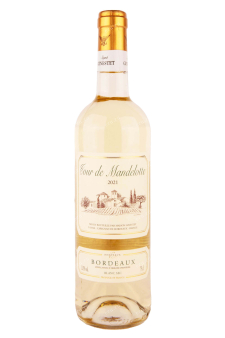 Вино Tour de Mandelotte Bordeaux Blanc Sec 2021 0.75 л