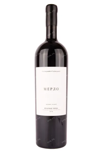 Вино Галицкий и Галицкий Мерло Красная Горка 2018 1.5 л