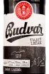 Этикетка Budwiser Budvar 0.5 л