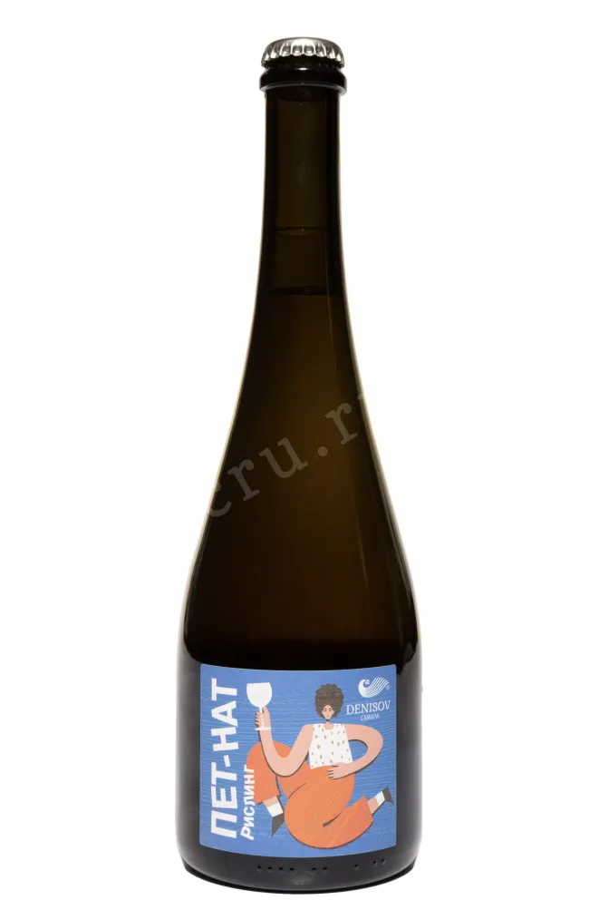 Игристое вино Денисов Пет Нат Рислинг 2024 0.75 л