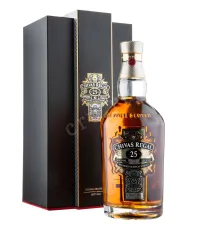 Виски Chivas Regal 25 years in wooden box  0.75 л