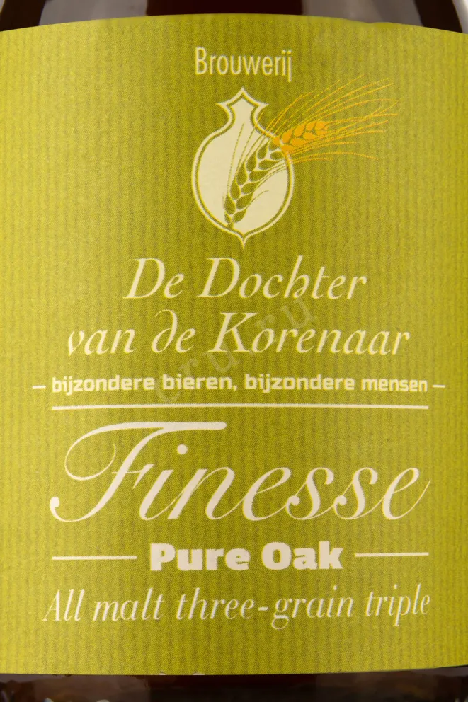 Этикетка Brouwerij Finesse Three Grain-triple Pure Oak 0.5 л