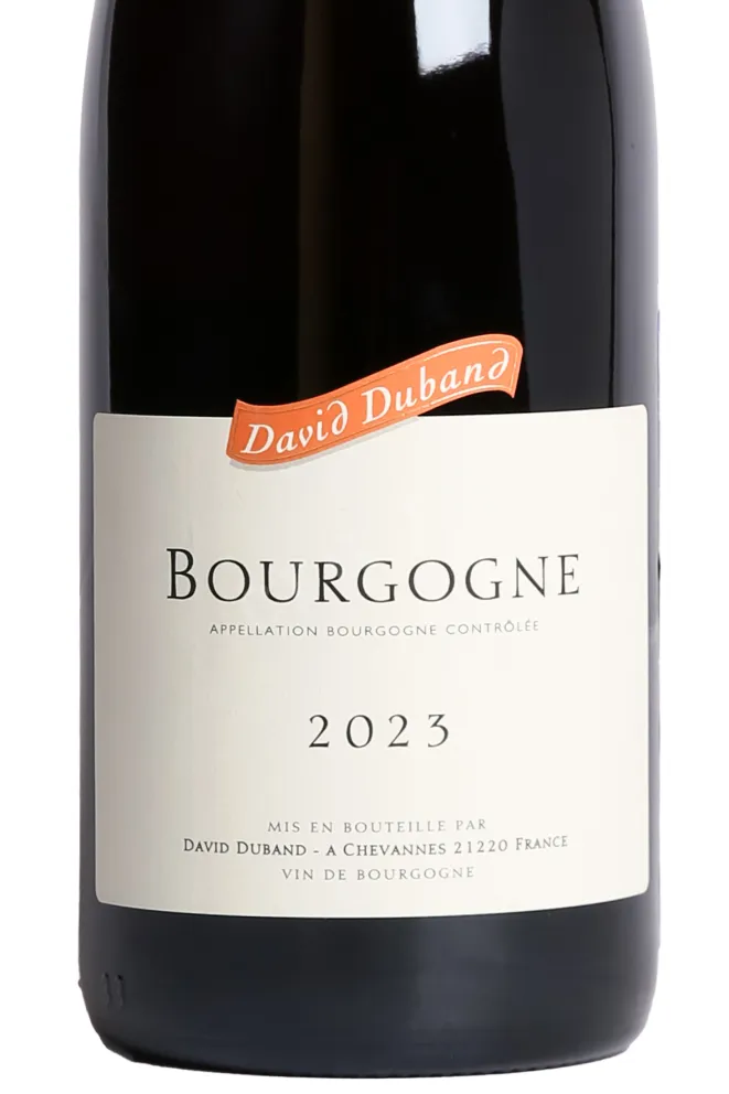 Этикетка David Duband Bourgogne 2023 0.75 л