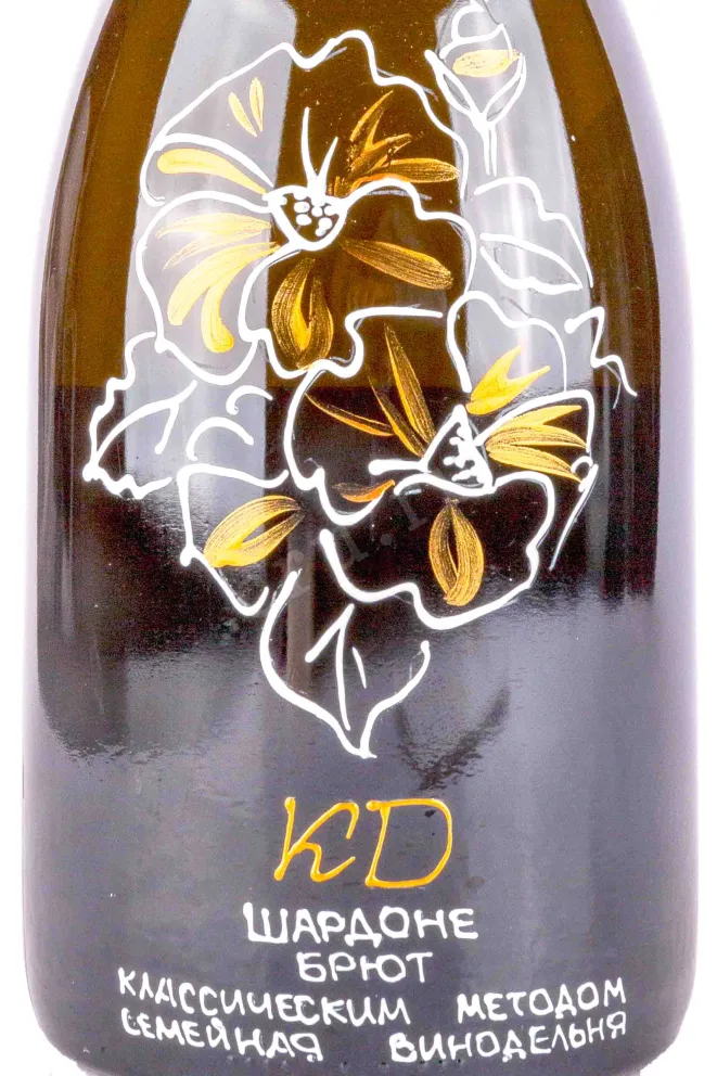 Этикетка KD Chardonnay Brut 2022 1.5 л