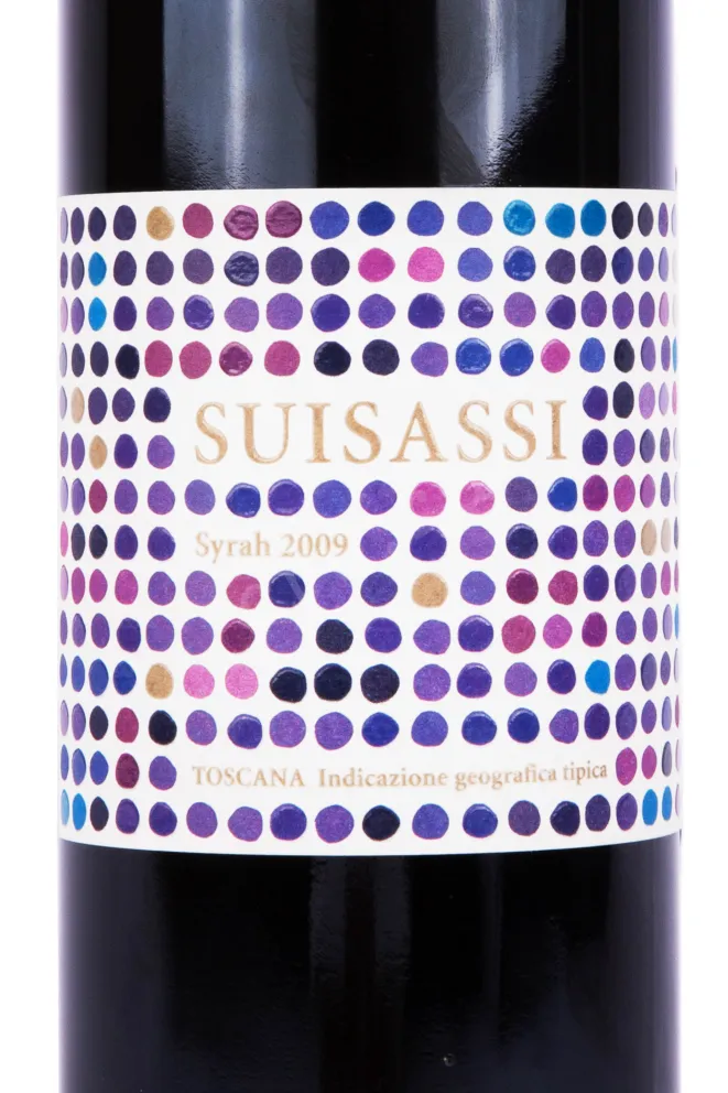 Этикетка вина Суисасси 2009 0.75