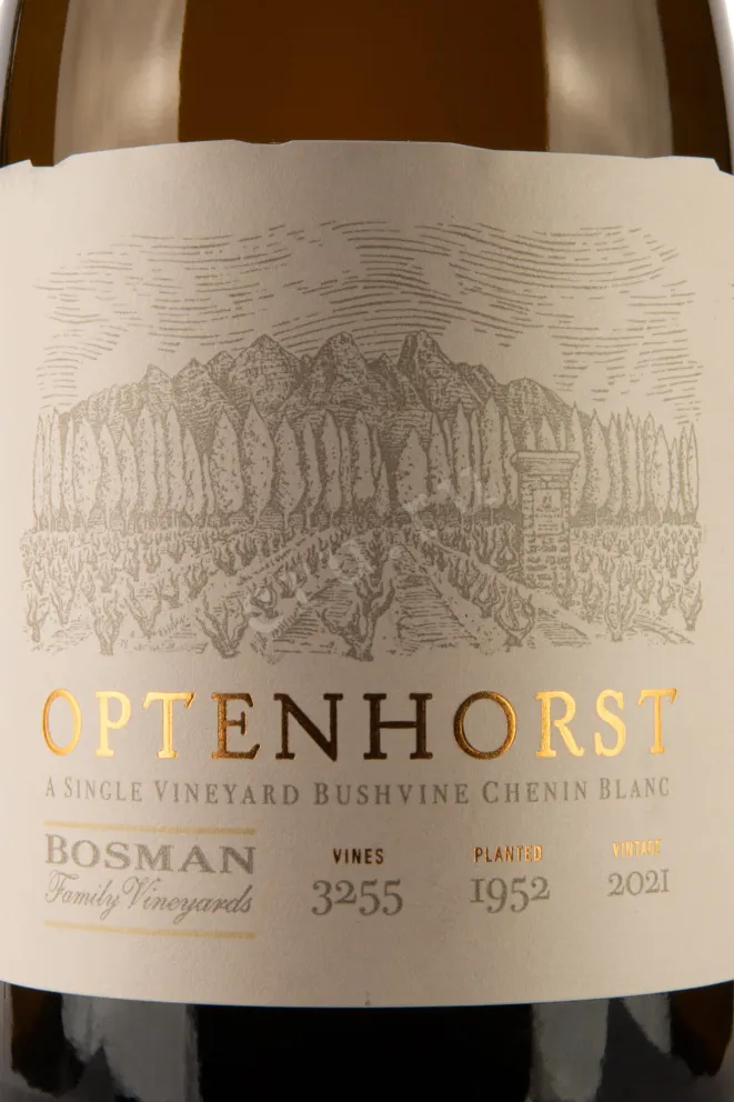 Этикетка Bosman Optenhorst Chenen Blanc 0.75 л
