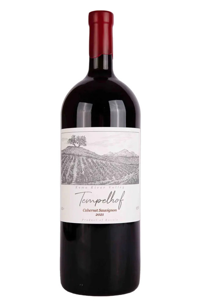 Вино Темпельхоф Каберне Совиньон 2021 1.5 л