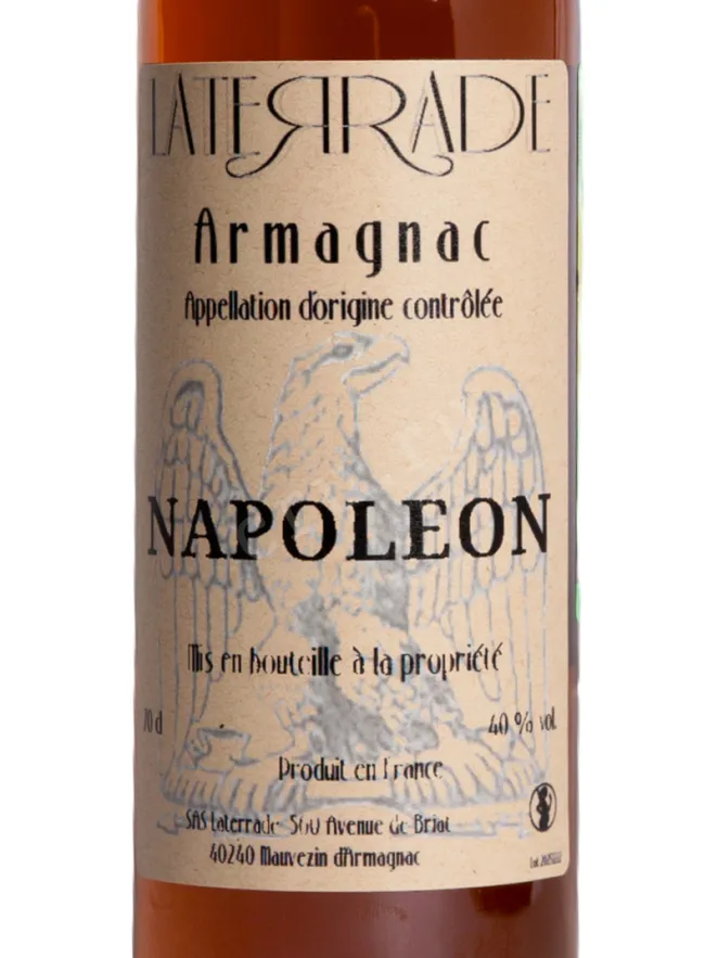 Этикетка Laterrade Napoleone  2016 0.7 л