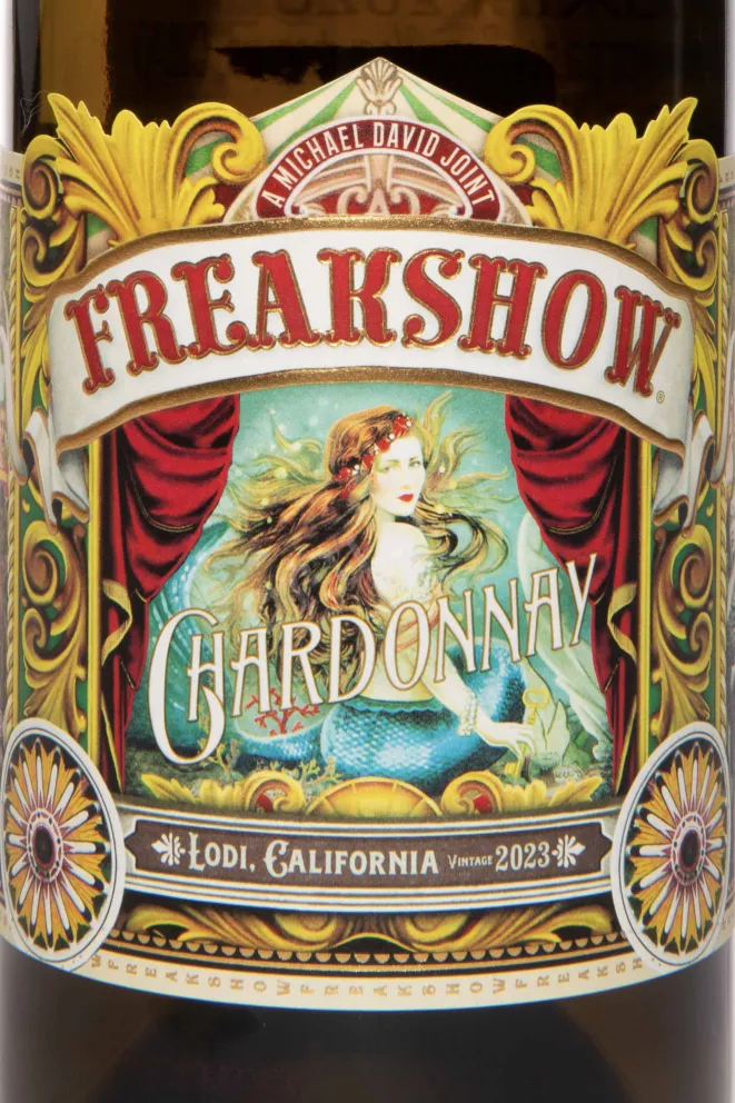 Этикетка Freakshow Chardonnay 2023 0.75 л