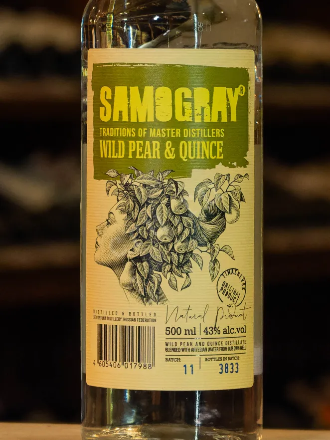 В магазине Крю Профи Samogray Wild Pear & Quince 0.5 л