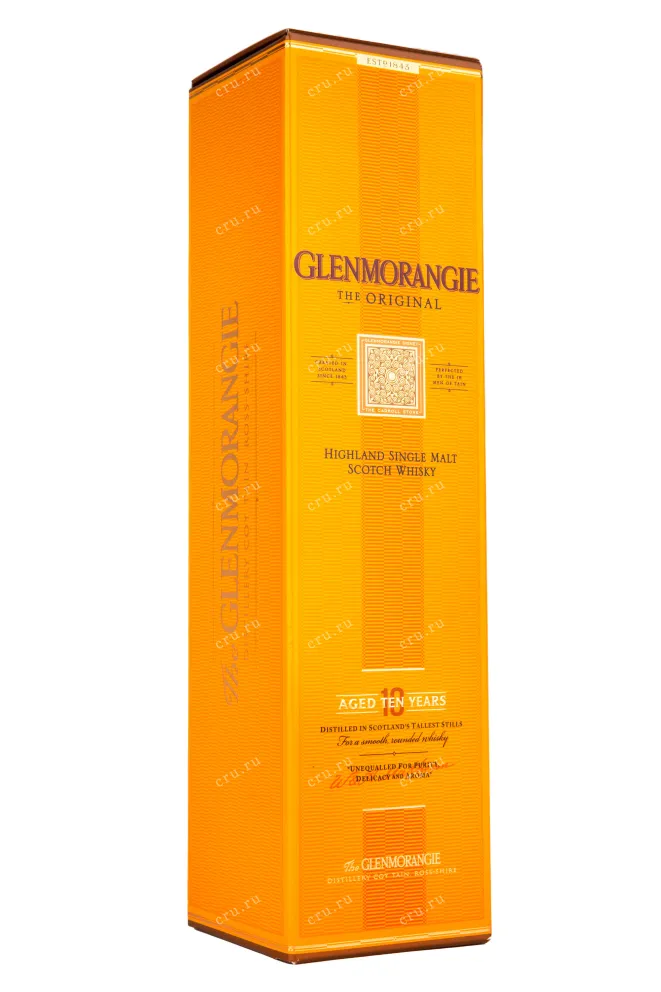 Виски Glenmorangie Original 10 Years Old with gift box  1 л