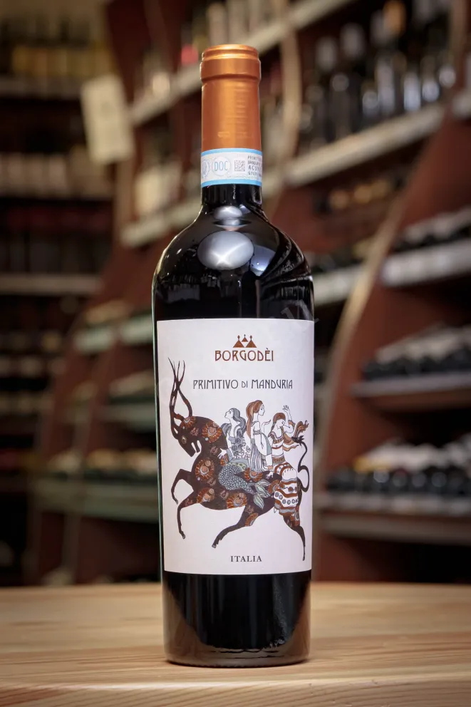 В магазине Крю Профи Orion Wines Borgodei Primitivo di Manduria 2024 0.75 л