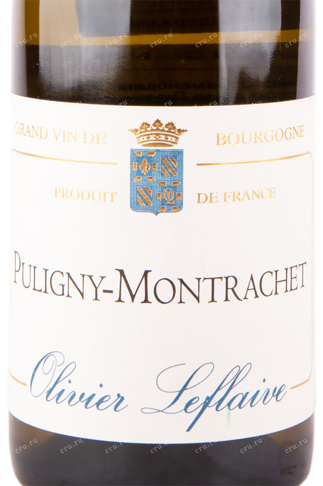 Этикетка вина Puligny-Montrachet Olivier Leflaive 2018 0.75 л