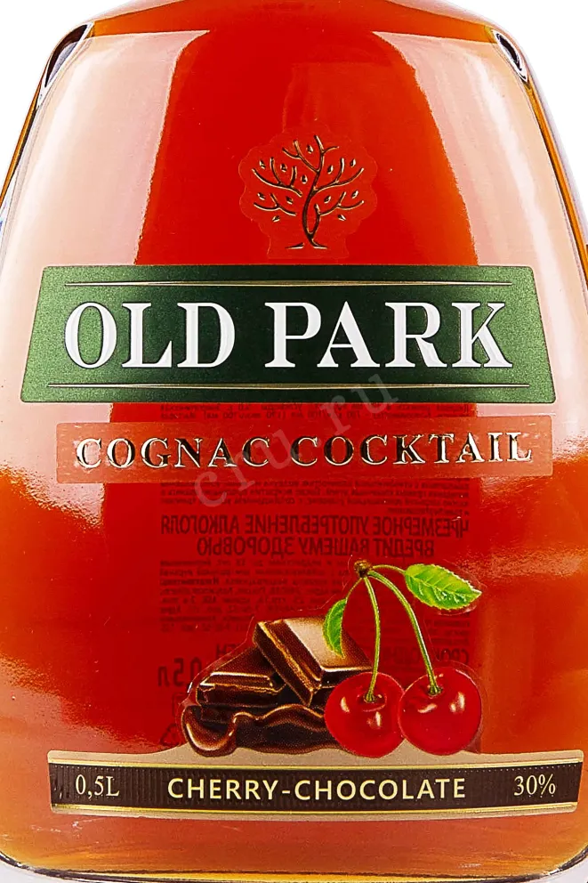 Этикетка Old Park Cherry Chocolate 0.5 л