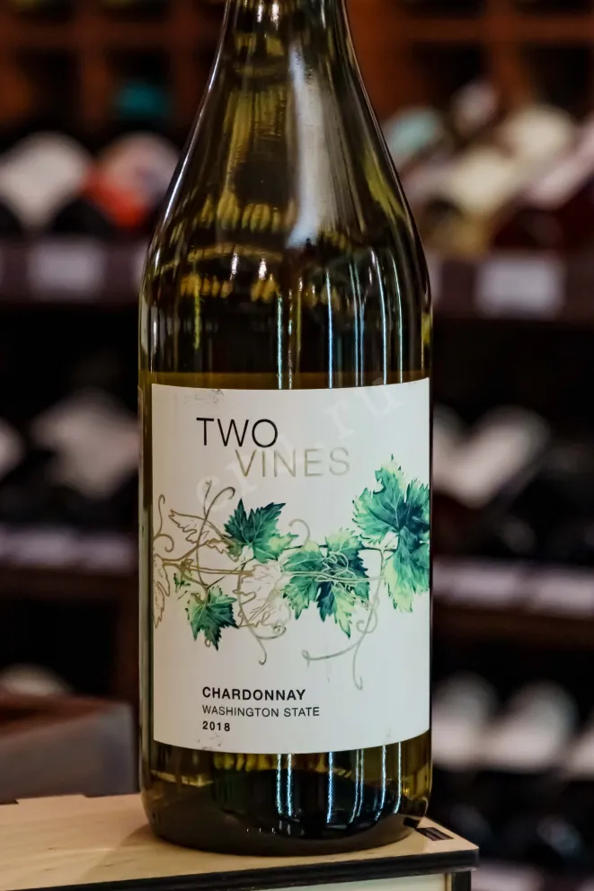 В магазине Крю Профи Two Vines Chardonnay 2018 0.75 л